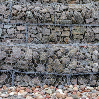 Woven Gabion Box Reservoir Embankment Reinforcement High Strength Resistant Mesh