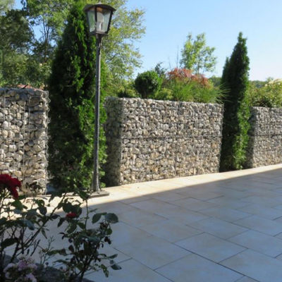 Garden Retaining Wall Welded Gabion Box Landscape Design Gabion Decorative Wall Zinc Coated CE ISO