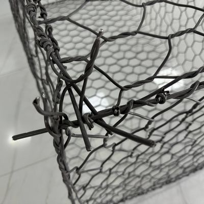 Hot –Dip Galvanized gabion box wall In Corrosion Resisting Bank Works Perfect Choice For Erosion Control