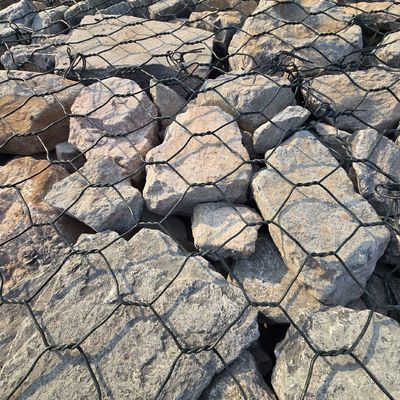 Hexagonal Gabion Mesh Cages 100x120 Aperture for Retaining Walls & Erosion Control