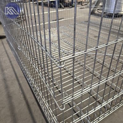 Stone Filled Wire Mesh Wall 5.0mm Thickness 1m X 1m X 0.5m For Slope Protection