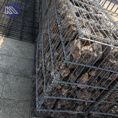 2m X 1m X 0.3m Decorative Gabion Box Galvanized Wire Mesh Stone Cage Fence For Garden Retaining Wall