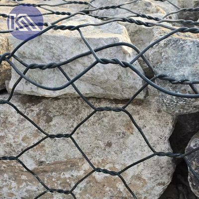 Wire Mesh Gabion Basket Galvanized 2*1*1m  For Gabion Retaining Wall Fence
