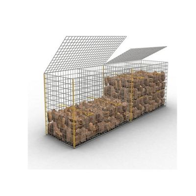 4 X 4 Welded Mesh Gabions High Tensile Solid Recyclable Feature