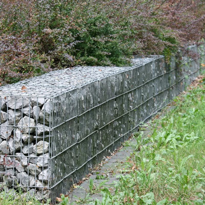 Building Retaining Walls Gabion Basket Fence Custom Stainless Steel