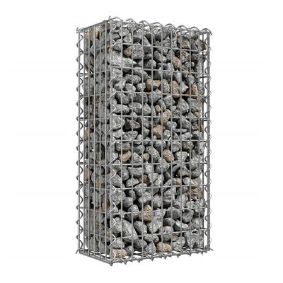 Welded Gabions Wire Mesh Fencing Stone Cage Retaining Wall