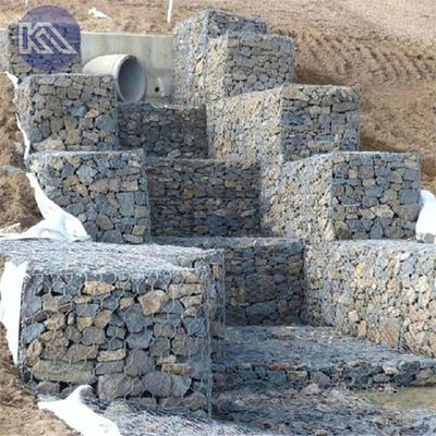 Customized 2 X 1 X 1 m Gabion Box Wire Mesh Netting
