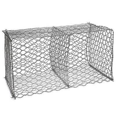 2.0*1.0*1.0 Size Wire Cages For Rocks Normal Twisted PVC Gabion Mesh Galvanized
