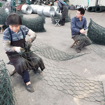 1*1*2m Size Rete Metallica Gabion Mesh Wall Reservoir Embankment Reinforcement High Strength Resistant Mesh