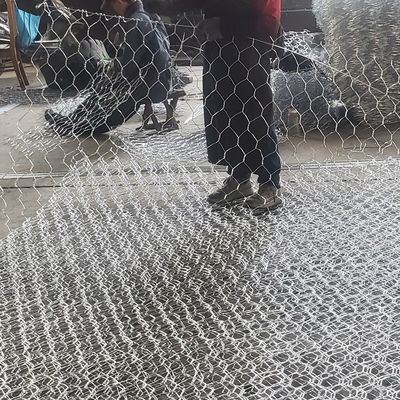 Galvanized Hexagonal Wire Gabion Basket for Erosion Control and Flood Protection