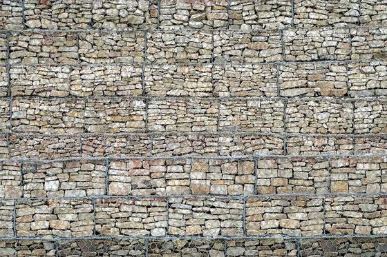 Pre Assembled Galvanized Gabion Box Kits  40% Faster Install