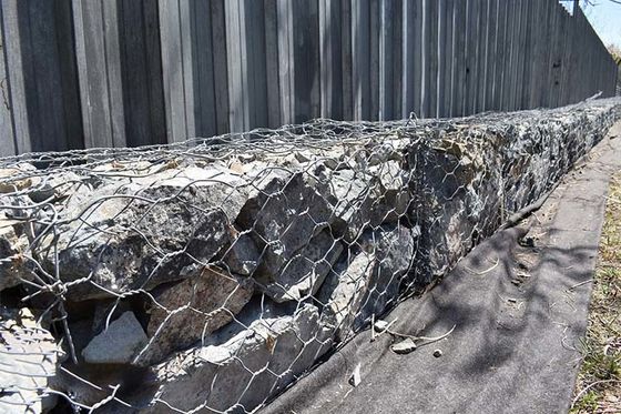 2.7mm Wire Diameter Plain Weave Gabion Basket For Riverbank Protection