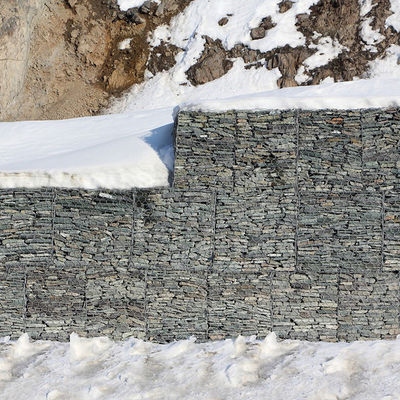 Woven Gabion Cage River Bank Flood Control Erosion Protection Galvanized CE ISO