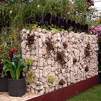 275g Zinc Coated Hot Dipped Gabion Wall Planter For Erosion Control And Landscape Planters