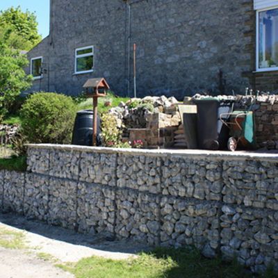 Hot Dipped Gabion Wall Planter