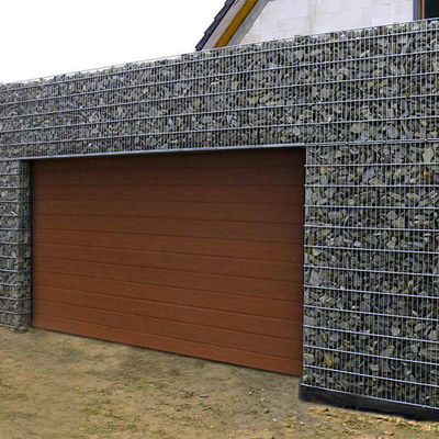 275g Zinc Coated Durable Welded Gabion Wire Mesh Retaining Wall With 50x100mm Aperture for Soil Erosion Control and Flood Protection (2m x 1m x 1m)