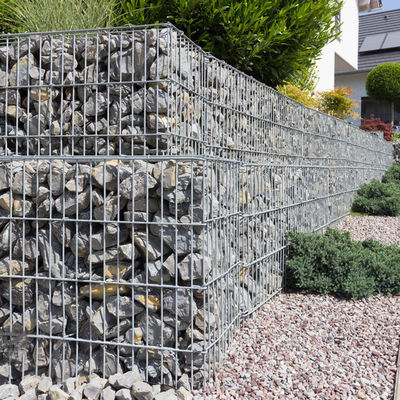 Outdoor Partition Wind Resistant Welded Gabion Fence Decorative Durable Garden Structure