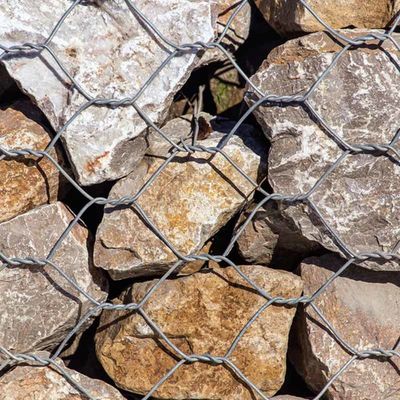 High-quality  2x1x1m Galvanized Gabion Baskets Wall Fill  Stone Gabion Cages