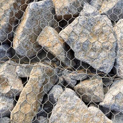 Black Low Carbon Iron Wire Gabion Boxes Perfect Choice For Erosion Control