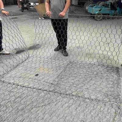 PVC Coated Gabion Basket Gabion Cloture Mattress 6*2*1m Gabion Baskets For River Use