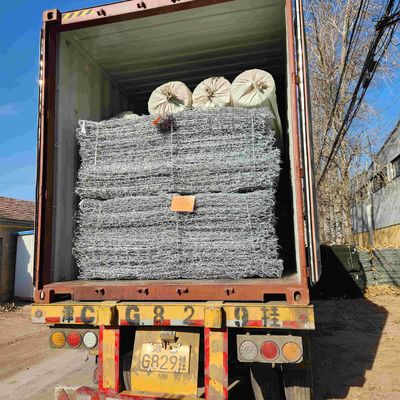 PVC Coated Gabion Basket Gabion Cloture Mattress 6*2*1m Gabion Baskets For River Use
