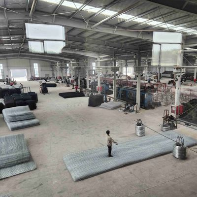 Hexagonal Mesh Gabion Metal Box 2x1x0.5m Stone Cage With 60x80mm And 80x100mm Aperture For Retaining Walls