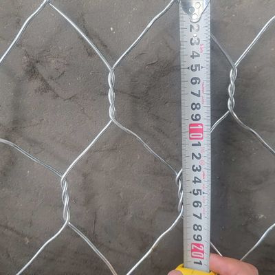 2*1*1M Hot Dip Galvanized Woven Wire Mesh Gabion Stone Cage Manufacturer