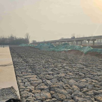 2*1*1M Hot Dip Galvanized Woven Wire Mesh Gabion Stone Cage Manufacturer