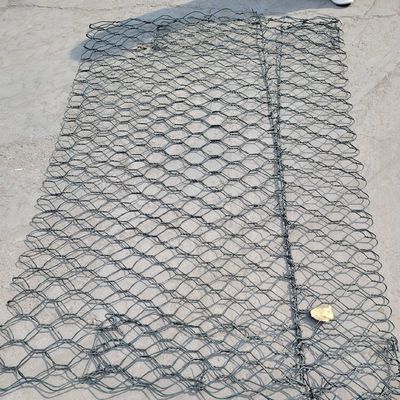 Q195 Steel Wire Galvanized Hexagonal Gabion Netting For River Protection And Farm House Fencing