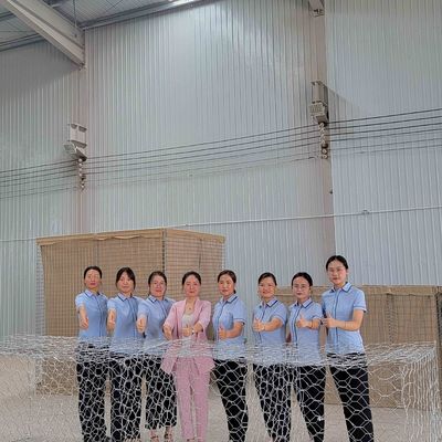 Hot Galvanized Gabion Basket Stone Cage for River Bank Protection Easily Assembled
