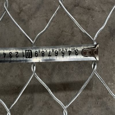 Easy Installation Woven 100 Mm X 80 Mm Iron Wire Mesh Gabion Box Construction Metal Cage Retaining Wall