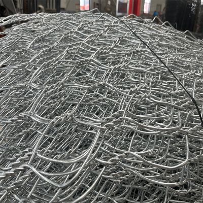 Easy Installation Woven 100 Mm X 80 Mm Iron Wire Mesh Gabion Box Construction Metal Cage Retaining Wall