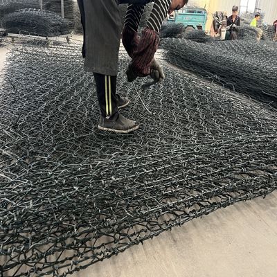 Manufacture Low Price Woven Gabion Basket Mesh Pvc Coated Gabions Boxs Galvanized Hexagonal Gabion Netting