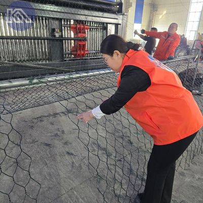 4*1*1 Gabion Basket Hexagonal Hole Erosion Control Metal Stone Cages For Flood Control