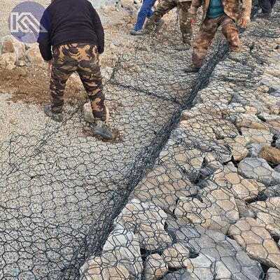 Pvc Coated Steel Wire Mesh Custom Gabion Baskets For Reliable Water Conservancy And Environmental Solutions