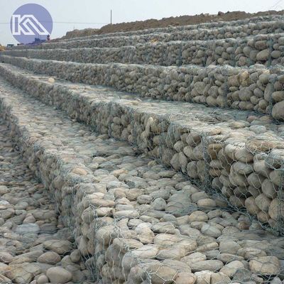 Galvanized And PVC Coated Gabion Basket Retaining Wall For Corrosion Resistance And Durability In Any Environment