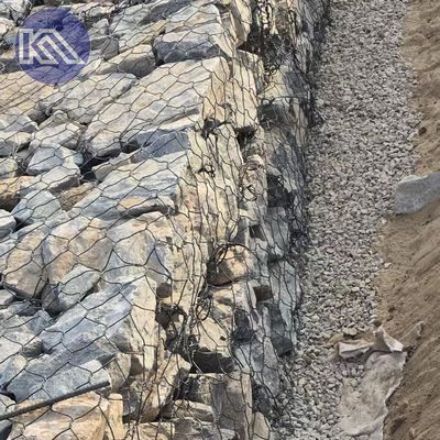 Heavy Duty Galvanized Gabion Baskets 0.5mx1mx3m with Double Twisted Mesh for Riverbank Erosion Control and Landscape Retaining Wall Construction Projects
