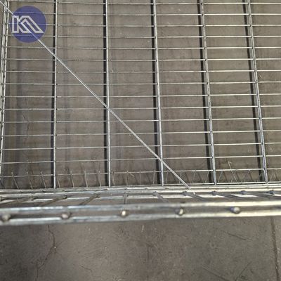 50x100mm Galvanized Welded Gabion Rock Box Mesh For Flood Control Retaining Wall Fence