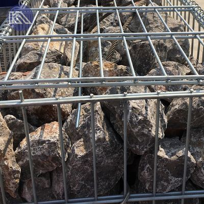 2m X 1m X 0.3m Decorative Gabion Box Galvanized Wire Mesh Stone Cage Fence For Garden Retaining Wall