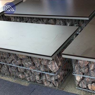 Anti Rust 1x1x0.5m Garden Gabion Box Stone Cage Galvanized Gabion Fence Wall For Sale