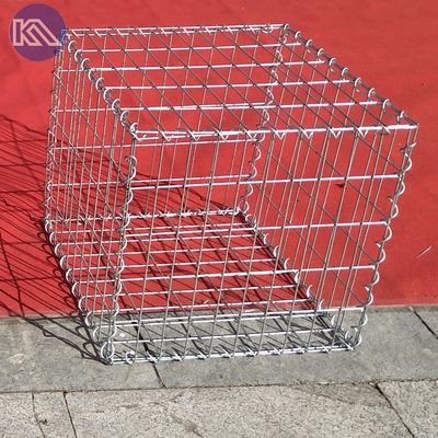 275g Zinc Coating Welded Gabion Retaining Walls 2x1x0.5m Wire Mesh Stone Filled Gabion Basket Fence Wall