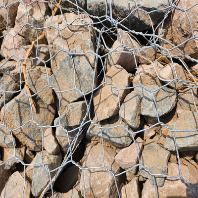 Custom Gabion Wall 80 *100 Mm For Basket Wire Mesh With Galvanized