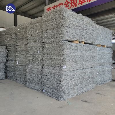 Outdoor Water Proof Gabion Mesh Box 2*1*1m Filled With Stone for Flood Control Retaining Wall