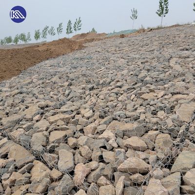 Galvanized PVC Coated Mesh Gabion Mattress Box