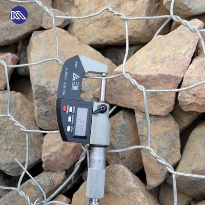 Galvanized PVC Coated Mesh Gabion Mattress Box