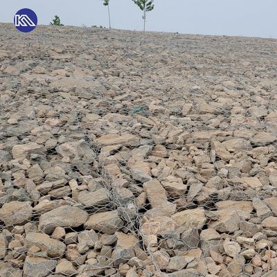 20-30 Years Lifespan Durable 80mm X 100mm Galvanized Gabion Wire Mesh Basket for Dam Protection