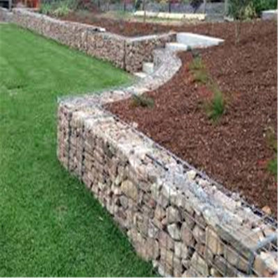 Galvanized Gabion Baskets Hot Dipped Feature For Protection Dam Base