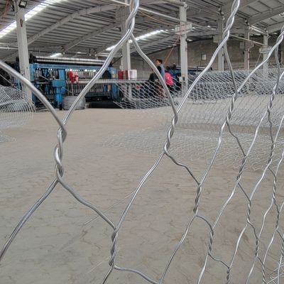 Submerged Gabion Box with Galvanized PVC Coated Wire for Corrosive Soil and Water Applications