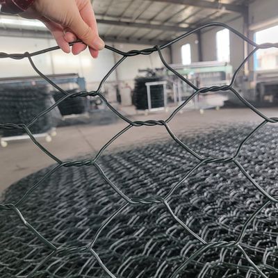 Double Twisted Hexagonal Wire Mesh Gabion Box 2 X 1 X 1 m Gabion 80 X 100 mm Gabion Basket for Flood Control Project
