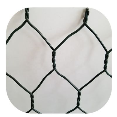 80x100mm 2x1x1m Pvc Galfan 270gsm Galvanized Wire Mesh Gabion Baskets Box